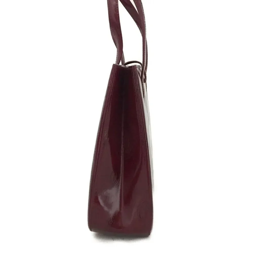 Cartier Burgundy Tote Bag - Picture 5 of 14